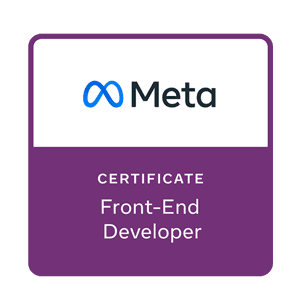 meta front-end certification